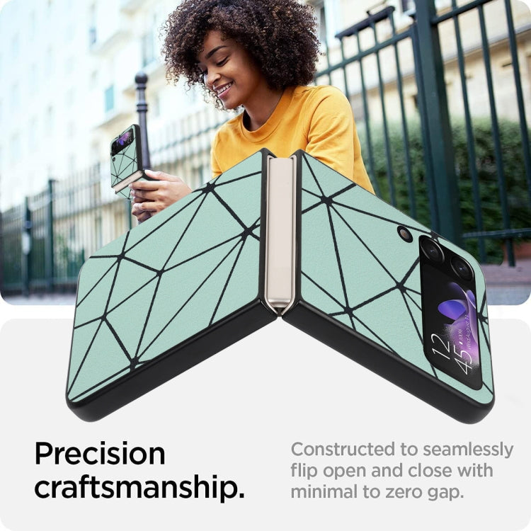For Samsung Galaxy Z Flip4 Leather Shockproof Protective Phone Case