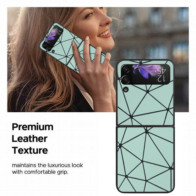 For Samsung Galaxy Z Flip4 Leather Shockproof Protective Phone Case