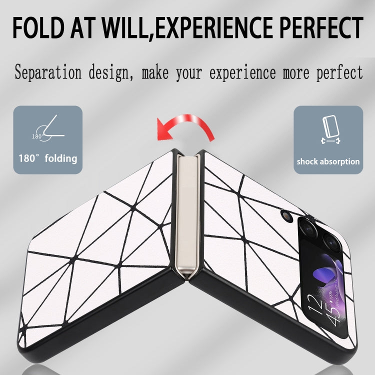For Samsung Galaxy Z Flip4 Leather Shockproof Protective Phone Case