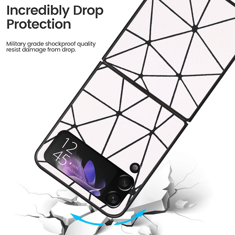 For Samsung Galaxy Z Flip4 Leather Shockproof Protective Phone Case