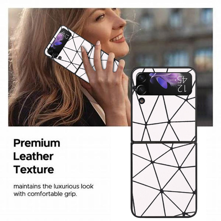 For Samsung Galaxy Z Flip4 Leather Shockproof Protective Phone Case