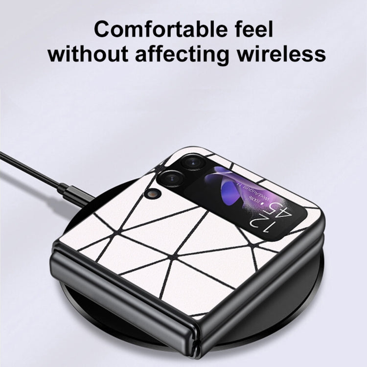 For Samsung Galaxy Z Flip4 Leather Shockproof Protective Phone Case