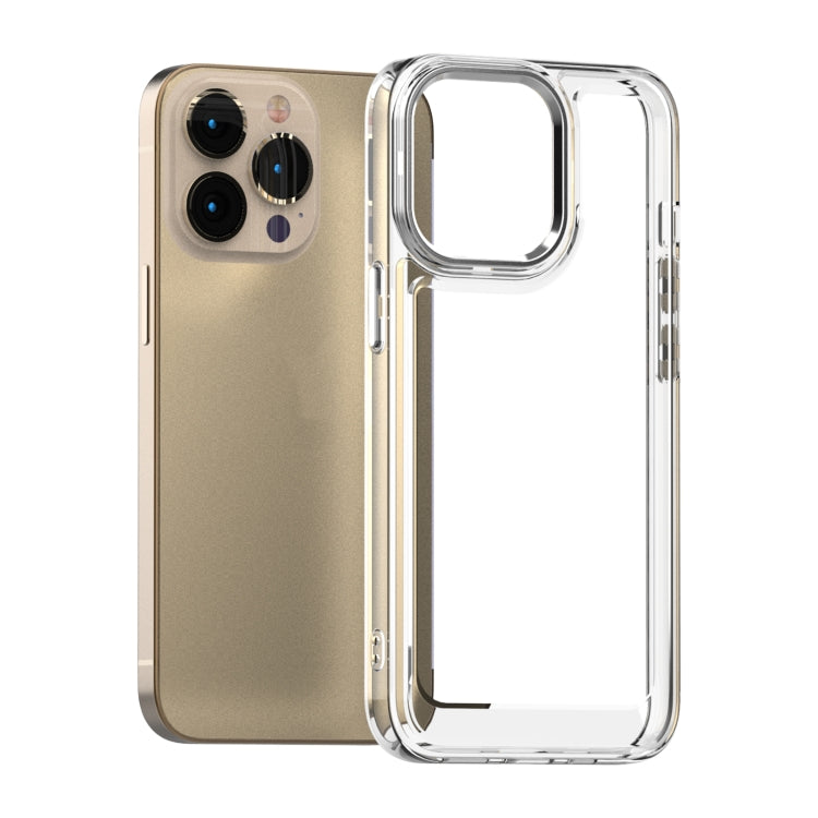For iPhone 13 Pro Acrylic + TPU Shockproof Phone Case (Transparent)