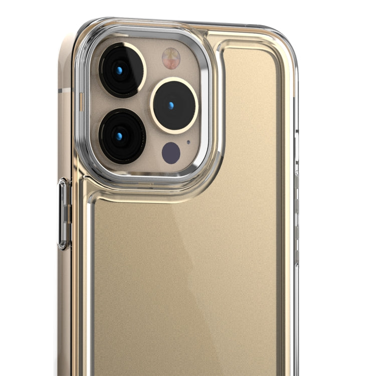 For iPhone 13 Pro Acrylic + TPU Shockproof Phone Case (Transparent)