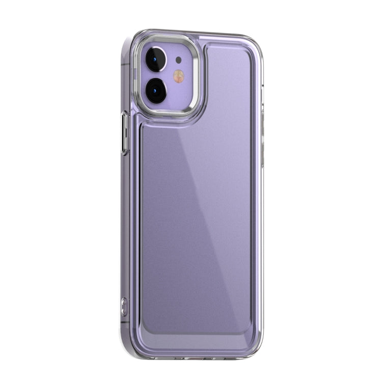 For iPhone 12 Acrylic + TPU Shockproof Phone Case (Transparent)