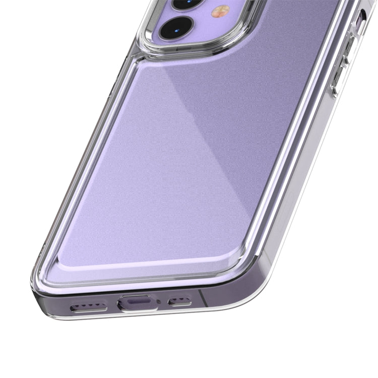 For iPhone 12 Acrylic + TPU Shockproof Phone Case (Transparent)