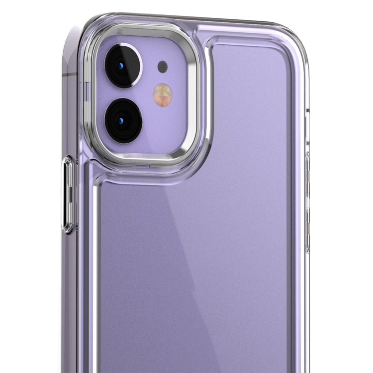 For iPhone 12 Acrylic + TPU Shockproof Phone Case (Transparent)
