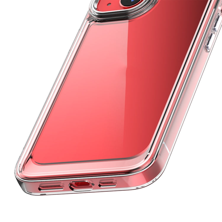 For iPhone 14 Plus Acrylic + TPU Shockproof Phone Case (Transparent)