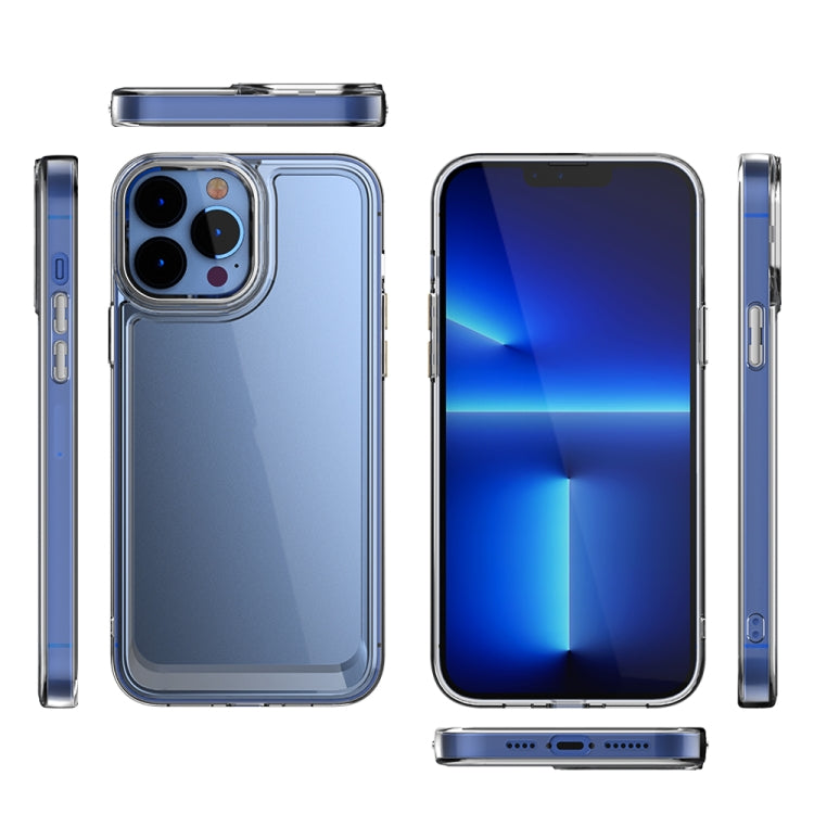 For iPhone 13 Pro Max Acrylic + TPU Shockproof Phone Case (Transparent)