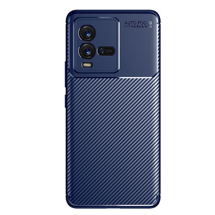 For vivo iQOO 10 Carbon Fiber Texture Shockproof TPU Phone Case