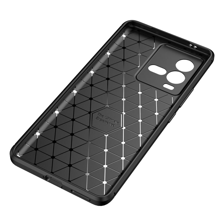 For vivo iQOO 10 Carbon Fiber Texture Shockproof TPU Phone Case