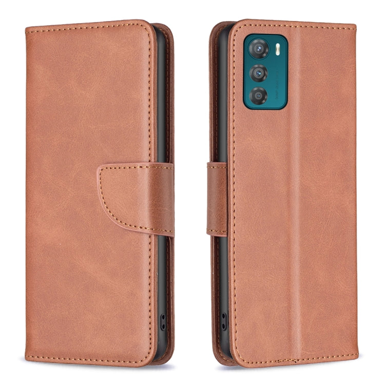 For Motorola Moto G42 4G Lambskin Texture Leather Phone Case