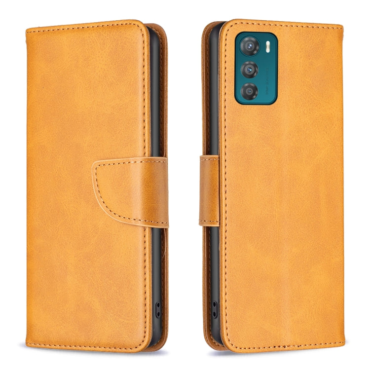 For Motorola Moto G42 4G Lambskin Texture Leather Phone Case
