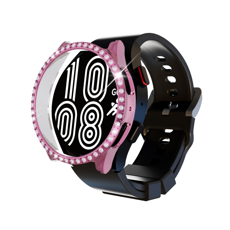 For Samsung Galaxy Watch5 44mm Diamond Hollow PC Watch Case