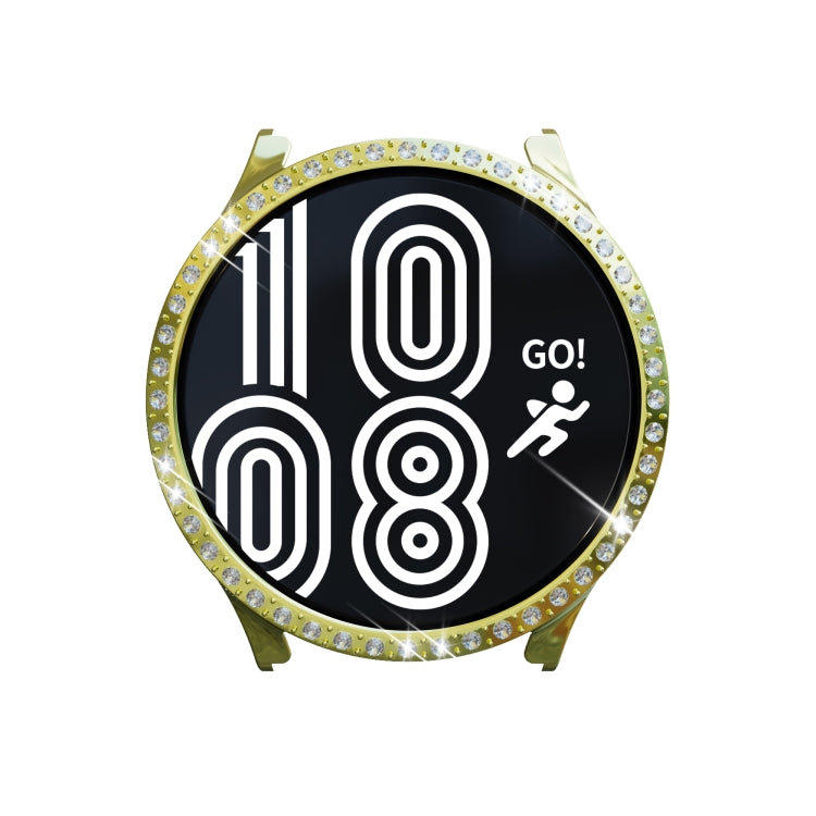 For Samsung Galaxy Watch5 44mm Diamond Hollow PC Watch Case
