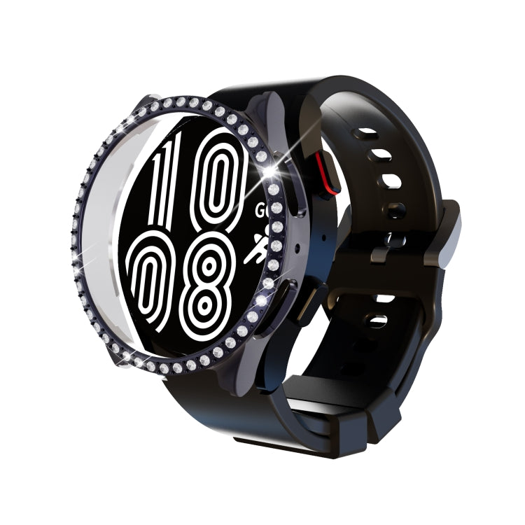 For Samsung Galaxy Watch5 44mm Diamond Hollow PC Watch Case