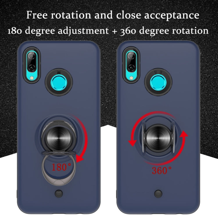For Huawei P Smart (2019) 2 In 1 PC + TPU Protective Case with 360 Degrees Rotating Ring Holder