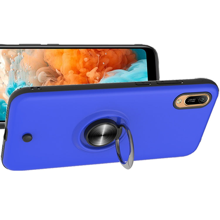 For Huawei Y6 Pro 2019 2 In 1 PC + TPU Protective Case with 360 Degrees Rotating Ring Holder