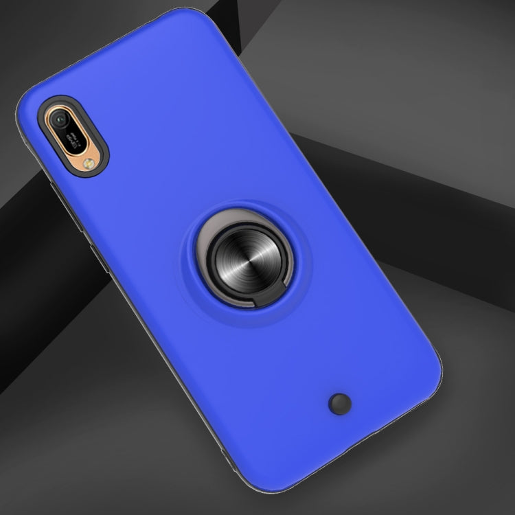 For Huawei Y6 Pro 2019 2 In 1 PC + TPU Protective Case with 360 Degrees Rotating Ring Holder