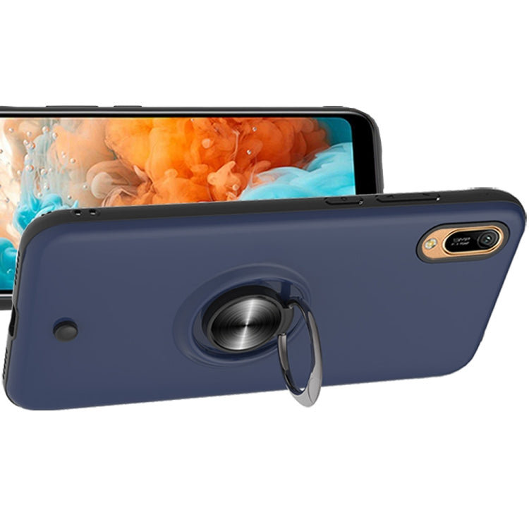 For Huawei Y6 Pro 2019 2 In 1 PC + TPU Protective Case with 360 Degrees Rotating Ring Holder