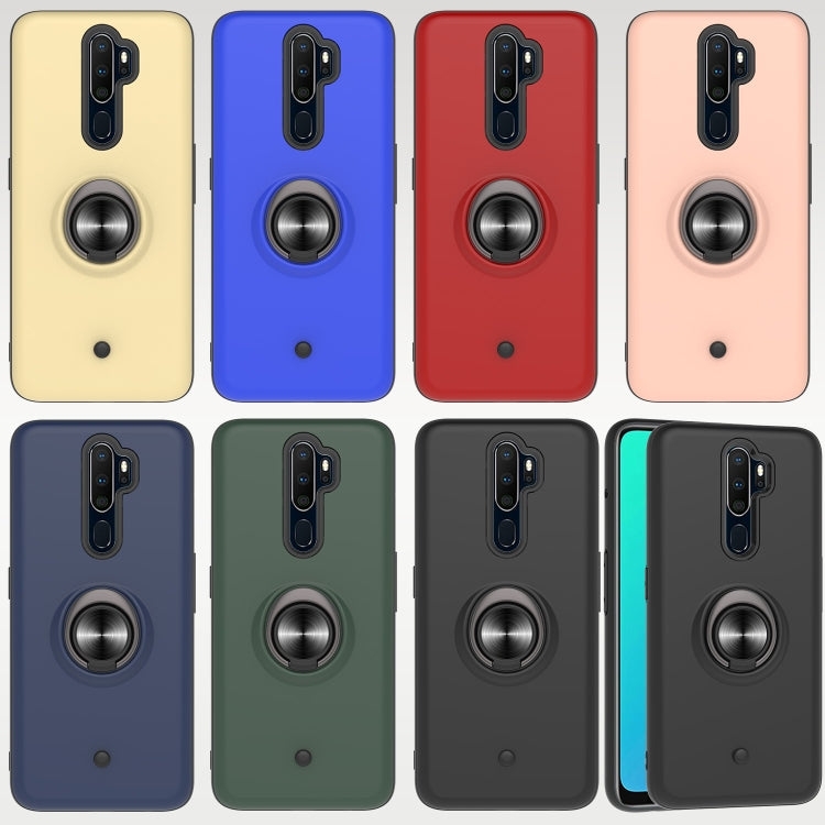 For OPPO A9 2020 2 In 1 PC + TPU Protective Case with 360 Degrees Rotating Ring Holder