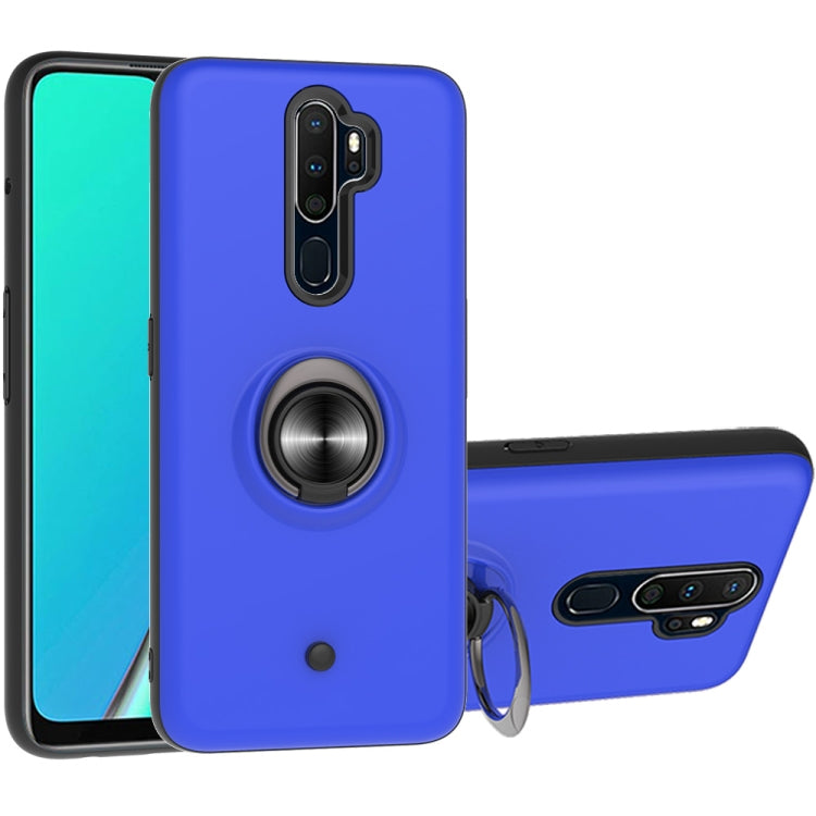 For OPPO A9 2020 2 In 1 PC + TPU Protective Case with 360 Degrees Rotating Ring Holder