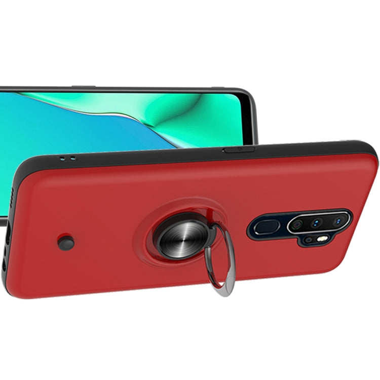 For OPPO A9 2020 2 In 1 PC + TPU Protective Case with 360 Degrees Rotating Ring Holder