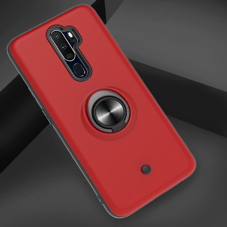 For OPPO A9 2020 2 In 1 PC + TPU Protective Case with 360 Degrees Rotating Ring Holder