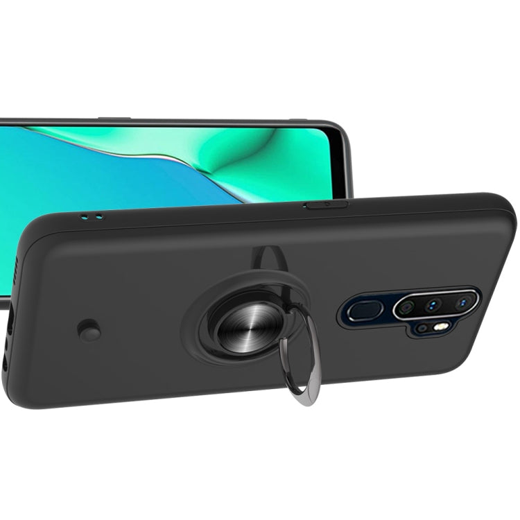 For OPPO A9 2020 2 In 1 PC + TPU Protective Case with 360 Degrees Rotating Ring Holder