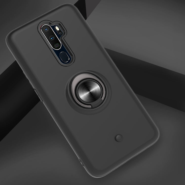 For OPPO A9 2020 2 In 1 PC + TPU Protective Case with 360 Degrees Rotating Ring Holder
