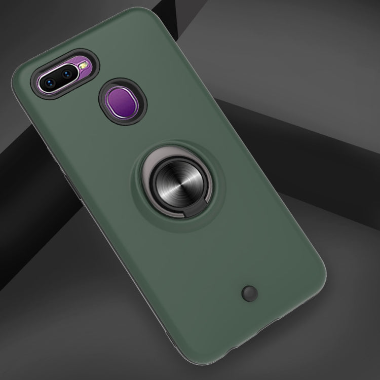 For OPPO F9 & F9 PRO 2 In 1 PC + TPU Protective Case with 360 Degrees Rotating Ring Holder