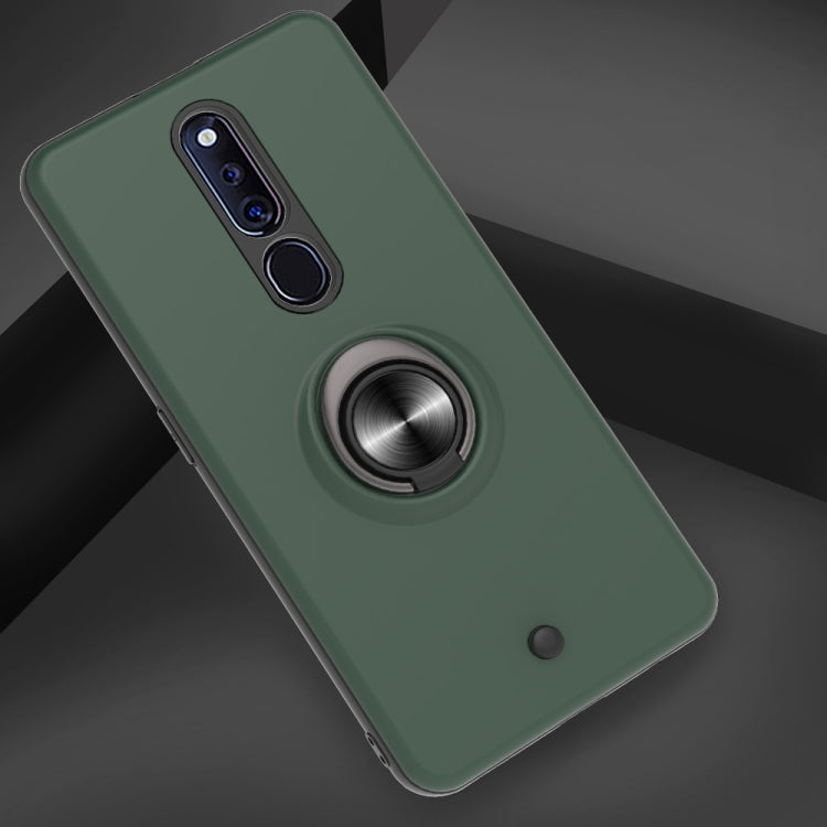 For OPPO F11 PRO 2 In 1 PC + TPU Protective Case with 360 Degrees Rotating Ring Holder