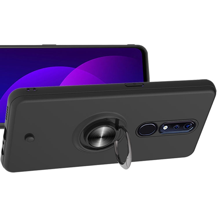 For OPPO F11 PRO 2 In 1 PC + TPU Protective Case with 360 Degrees Rotating Ring Holder