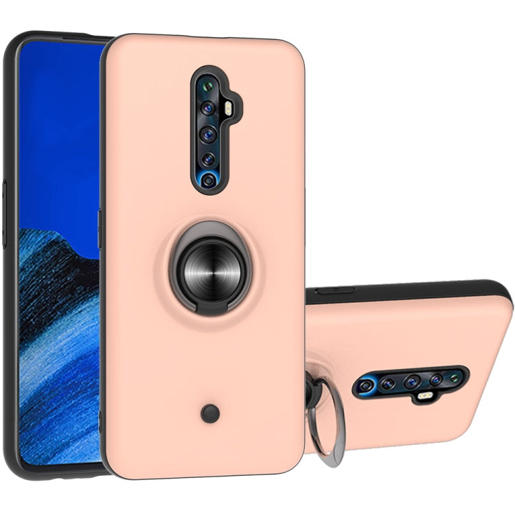 For OPPO Reno2 Z & Reno2 F 2 In 1 PC + TPU Protective Case with 360 Degrees Rotating Ring Holder