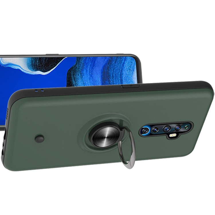 For OPPO Reno2 Z & Reno2 F 2 In 1 PC + TPU Protective Case with 360 Degrees Rotating Ring Holder