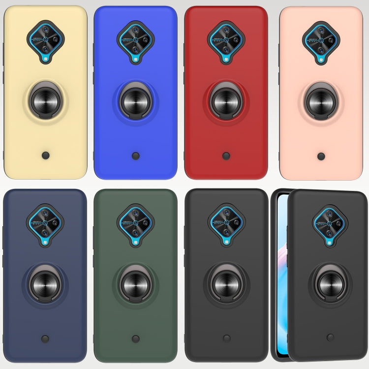 For Vivo V17 & Y9s 2 In 1 PC + TPU Protective Case with 360 Degrees Rotating Ring Holder