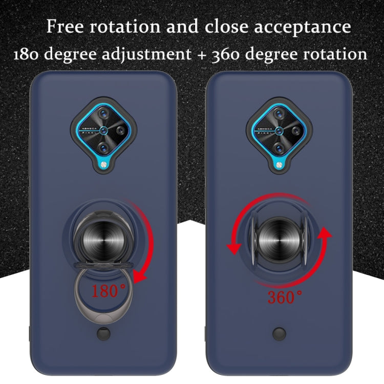 For Vivo V17 & Y9s 2 In 1 PC + TPU Protective Case with 360 Degrees Rotating Ring Holder