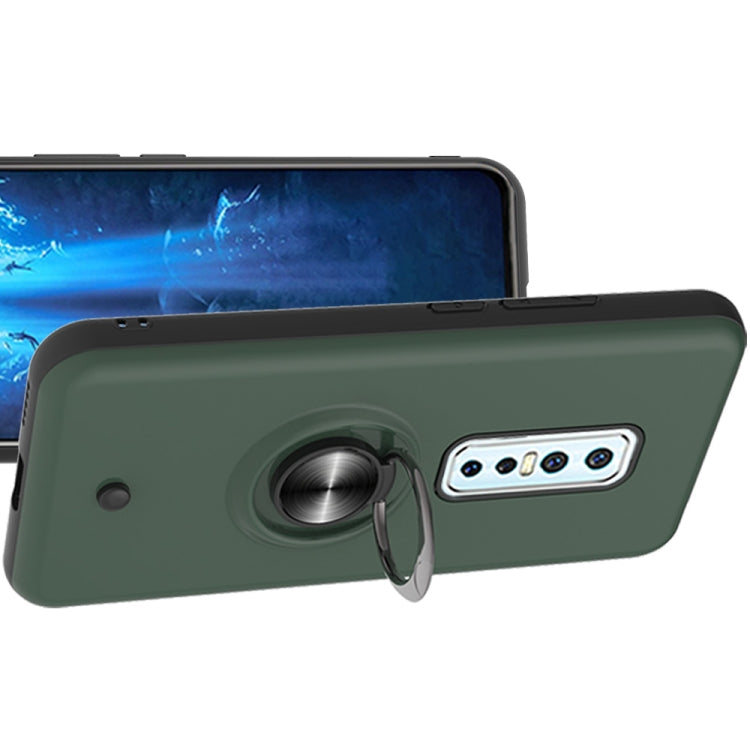 For Vivo V17 Pro 2 In 1 PC + TPU Protective Case with 360 Degrees Rotating Ring Holder