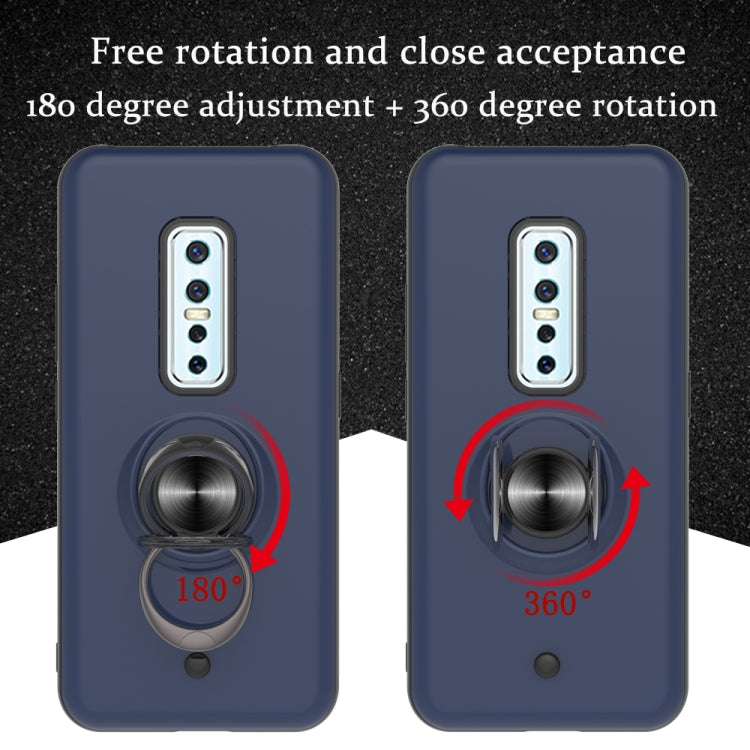 For Vivo V17 Pro 2 In 1 PC + TPU Protective Case with 360 Degrees Rotating Ring Holder