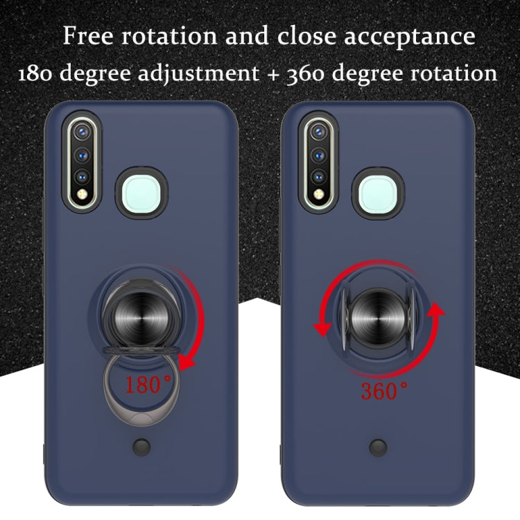 For Vivo Y19 & Y5s 2 In 1 PC + TPU Protective Case with 360 Degrees Rotating Ring Holder