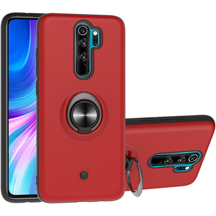 For Xiaomi Redmi Note 8 Pro 2 In 1 PC + TPU Protective Case with 360 Degrees Rotating Ring Holder