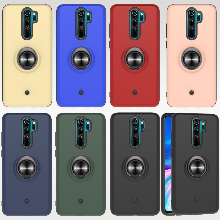 For Xiaomi Redmi Note 8 Pro 2 In 1 PC + TPU Protective Case with 360 Degrees Rotating Ring Holder