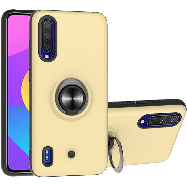 For Xiaomi Mi CC9 & A3 Lite 2 In 1 PC + TPU Protective Case with 360 Degrees Rotating Ring Holder