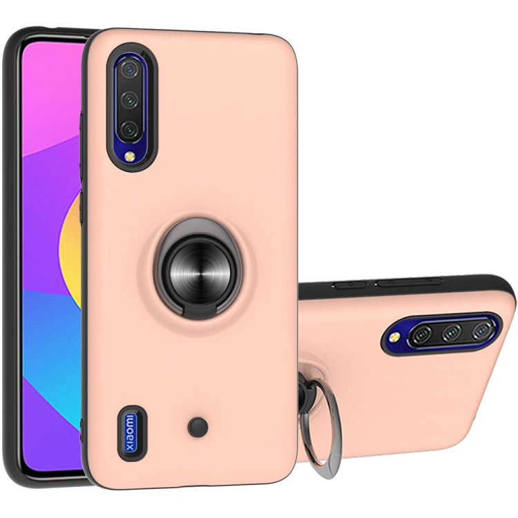 For Xiaomi Mi CC9 & A3 Lite 2 In 1 PC + TPU Protective Case with 360 Degrees Rotating Ring Holder