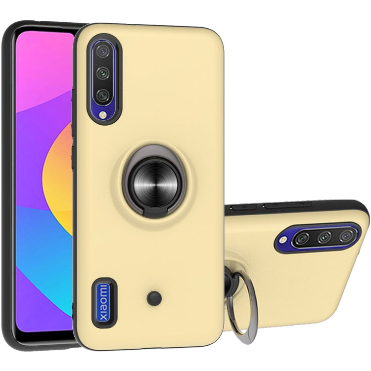 For Xiaomi Mi CC9e & A3 2 In 1 PC + TPU Protective Case with 360 Degrees Rotating Ring Holder