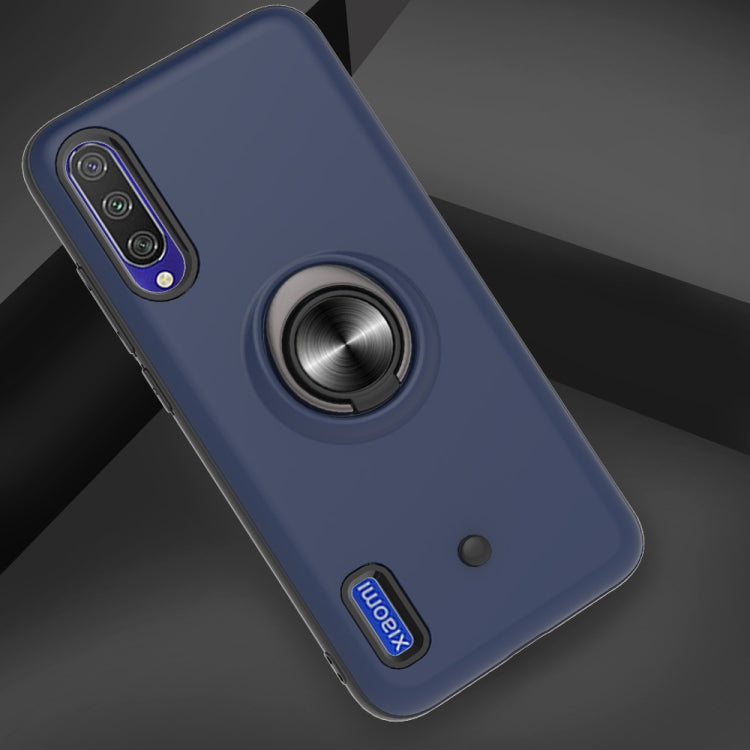 For Xiaomi Mi CC9e & A3 2 In 1 PC + TPU Protective Case with 360 Degrees Rotating Ring Holder