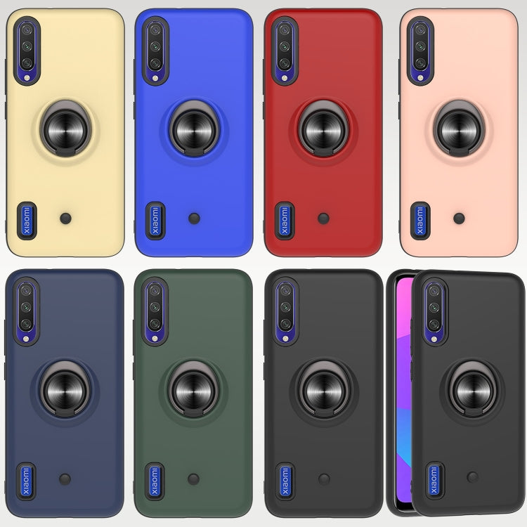 For Xiaomi Mi CC9e & A3 2 In 1 PC + TPU Protective Case with 360 Degrees Rotating Ring Holder