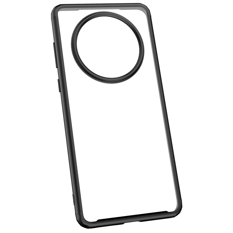 For Huawei Mate 50 Pro Four-corner Shockproof TPU + PC Phone Case(Black)