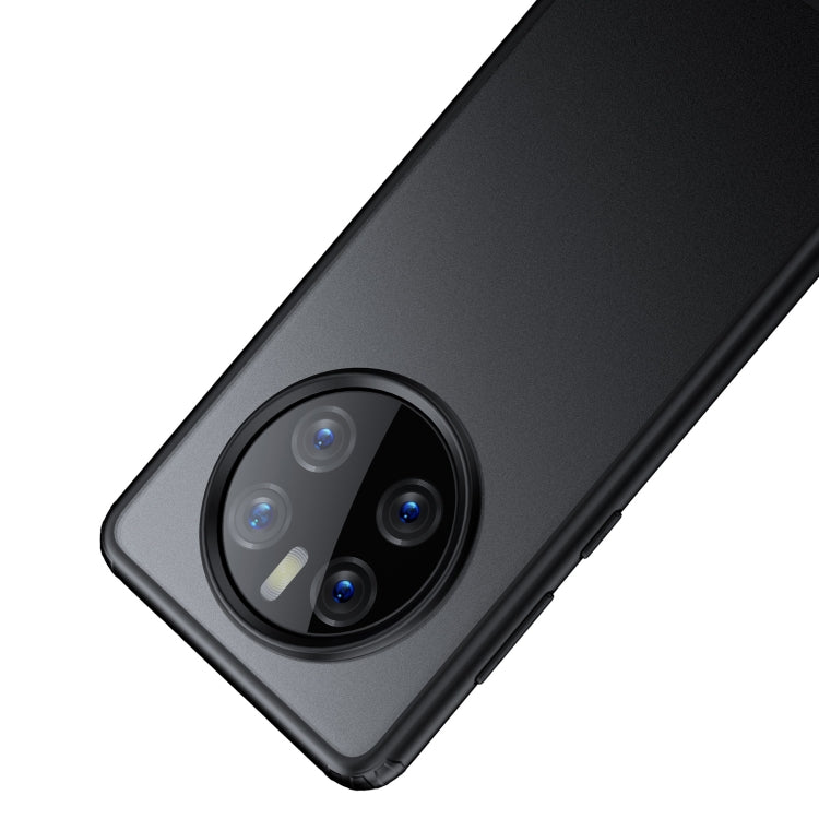 For Huawei Mate 50 Four-corner Shockproof TPU + PC Phone Case(Black)