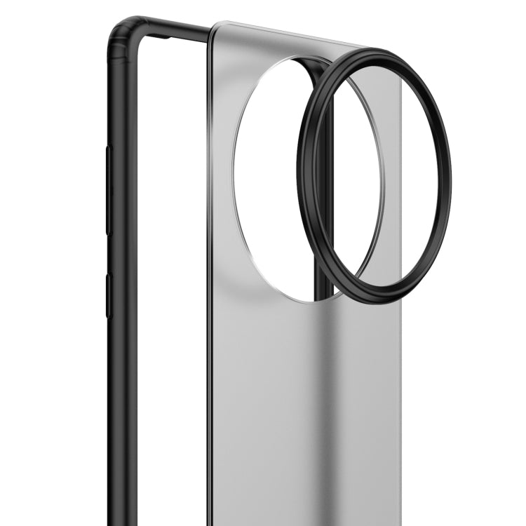 For Huawei Mate 50 Four-corner Shockproof TPU + PC Phone Case(Black)